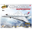 Construct It DIY Mechanical Kit, Concorde Supersonic Jet- 255pc