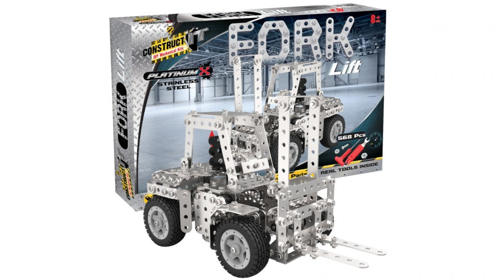 Construct It DIY Mechanical Kit, Platinum Fork Lift