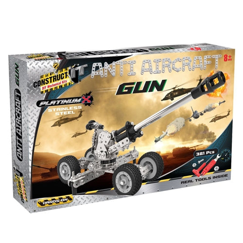 Construct It DIY Mechanical Kit, Military Anti Aircraft- 381pc