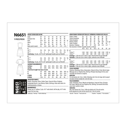 Newlook Pattern 6808 Misses Easy Tops