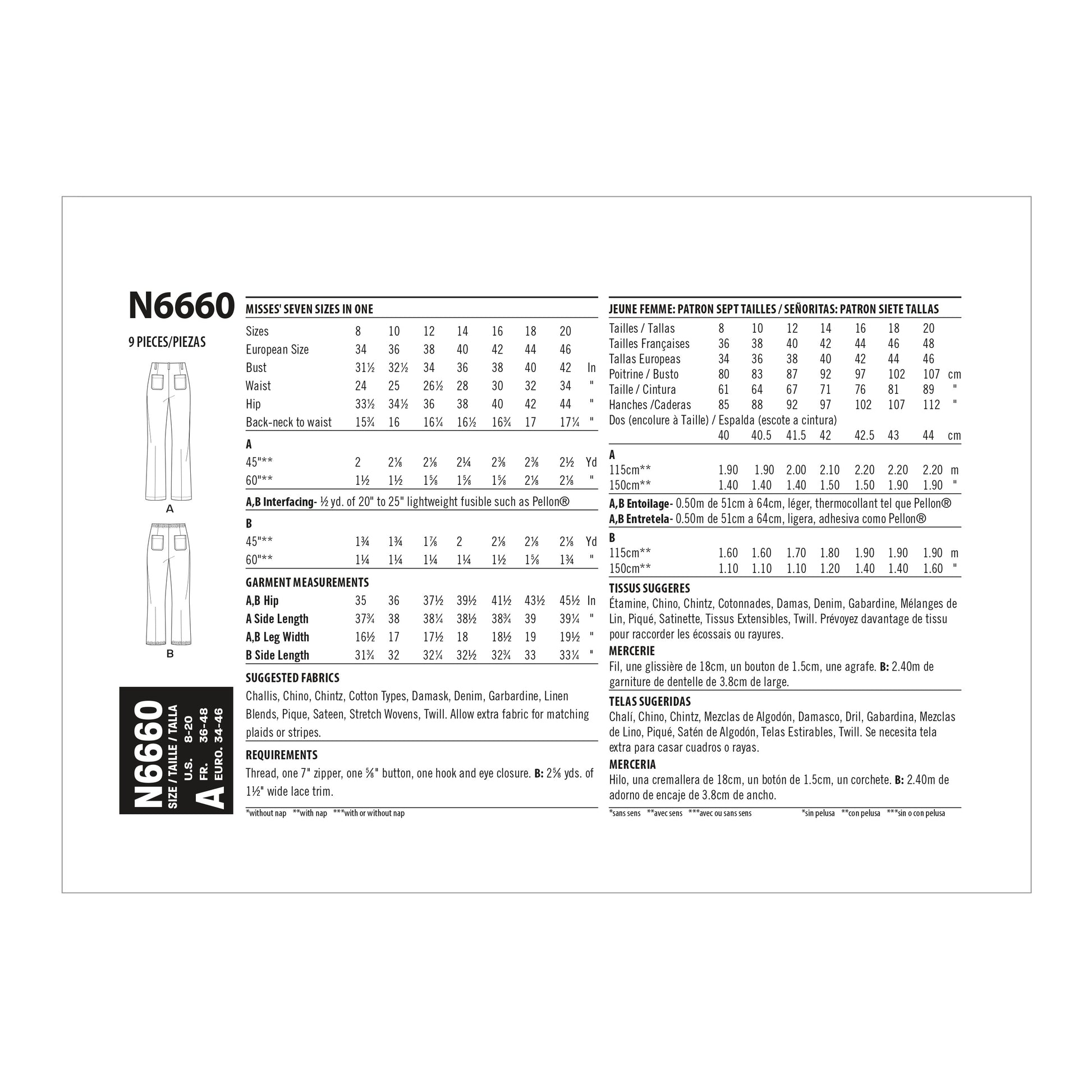 Newlook Pattern N6650 Misses' Knit Dress With Sleeve & Length Variations