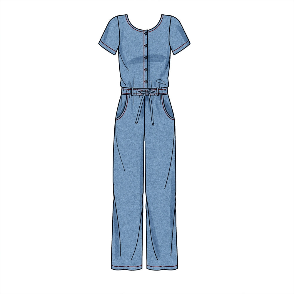 Newlook Pattern N6650 Misses' Knit Dress With Sleeve & Length Variations
