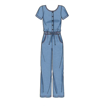 Newlook Pattern N6650 Misses' Knit Dress With Sleeve & Length Variations