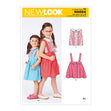 Newlook Pattern N6653 Misses' Dress With Shoulder Tie Topper