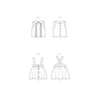Newlook Pattern N6653 Misses' Dress With Shoulder Tie Topper