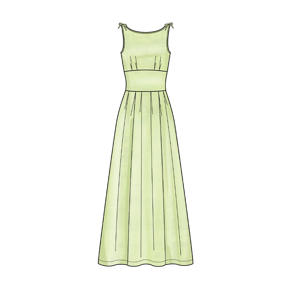Newlook Pattern N6654 Misses' Shirt Dress With Flared Back
