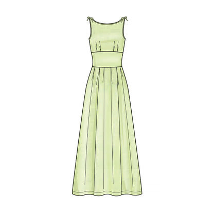 Newlook Pattern N6654 Misses' Shirt Dress With Flared Back