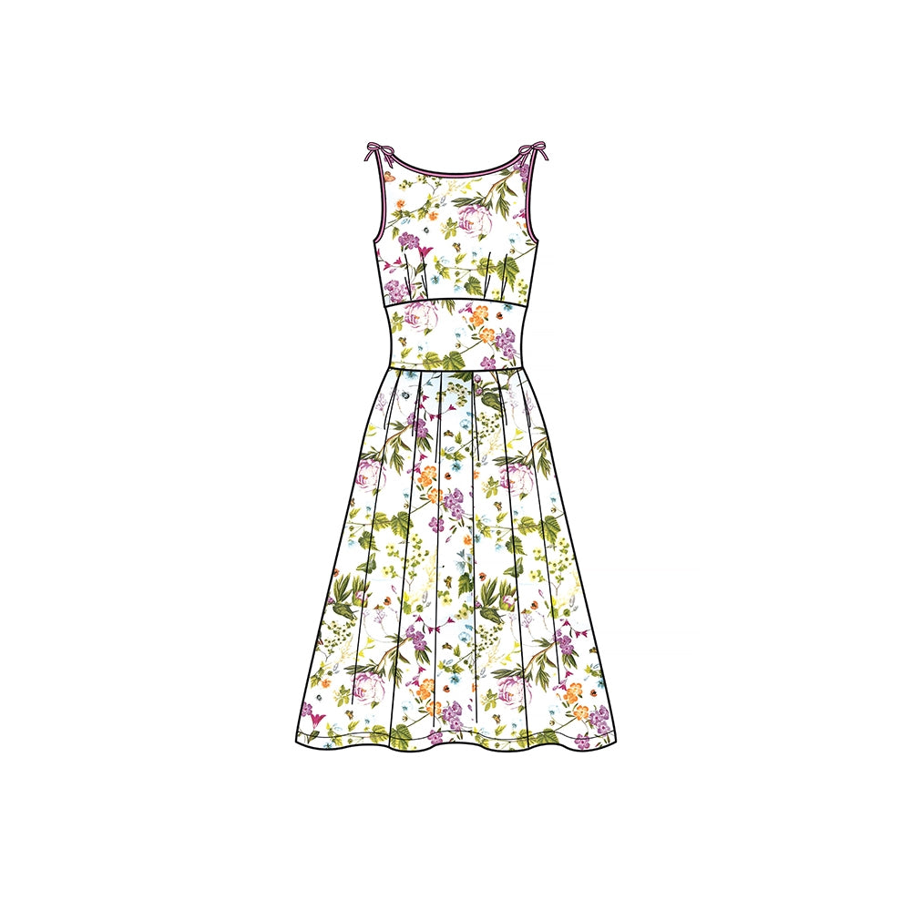 Newlook Pattern N6654 Misses' Shirt Dress With Flared Back