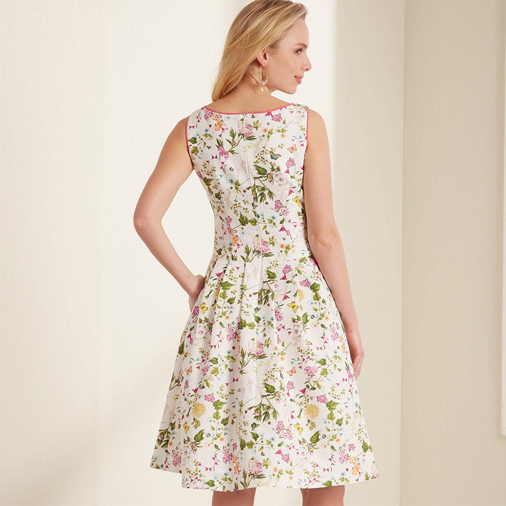 Newlook Pattern N6654 Misses' Shirt Dress With Flared Back