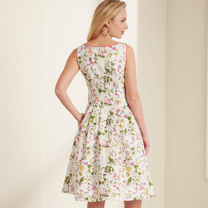 Newlook Pattern N6654 Misses' Shirt Dress With Flared Back