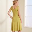 Newlook Pattern N6659 Misses' Pleated Skirt With Or Without Front Slit Opening