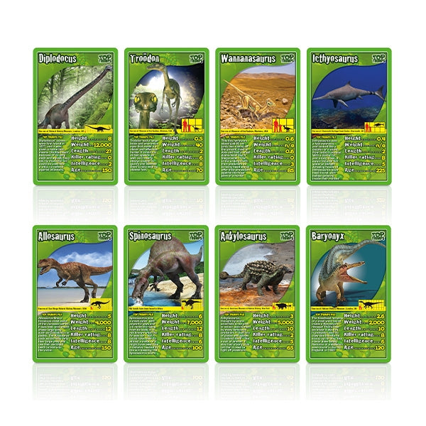 100-Piece Jigsaw Puzzle, Top Trumps Dinosaurs