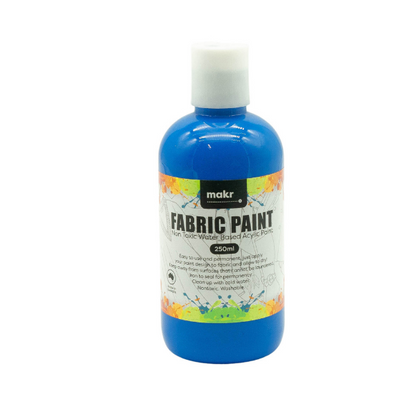 Makr Fabric Paint, Blue- 250ml