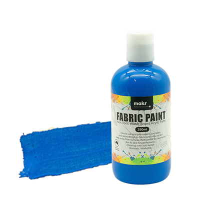 Makr Fabric Paint, Blue- 250ml