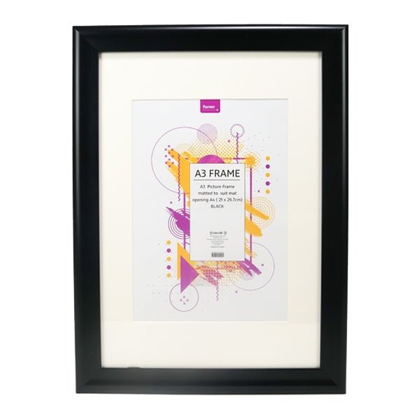 Formr Matted Frame, Black-A3