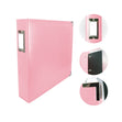 Classic Superior Leather Album, Baby Pink- 12x12in