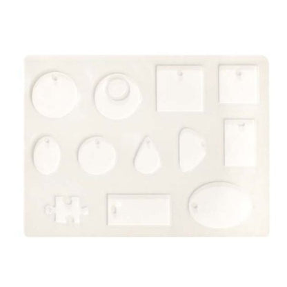 Ribtex Resin Silicon Mould, Pendant