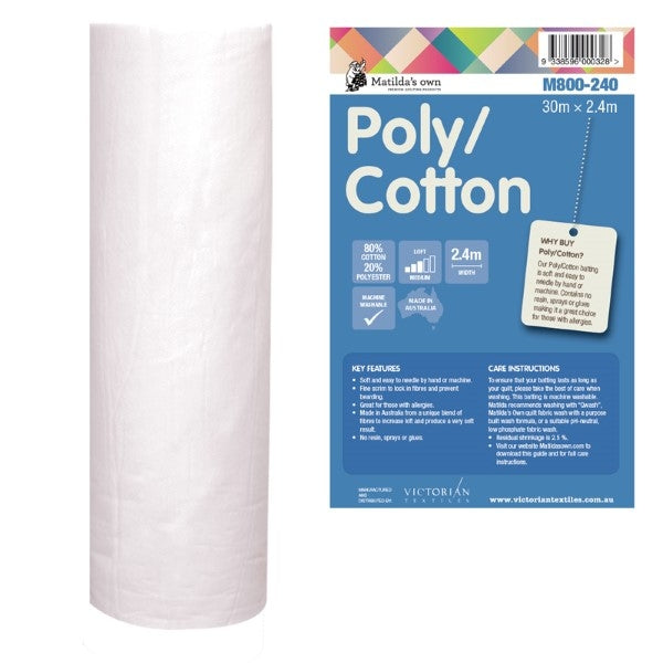 Matilda's Own Poly/Cotton Batting