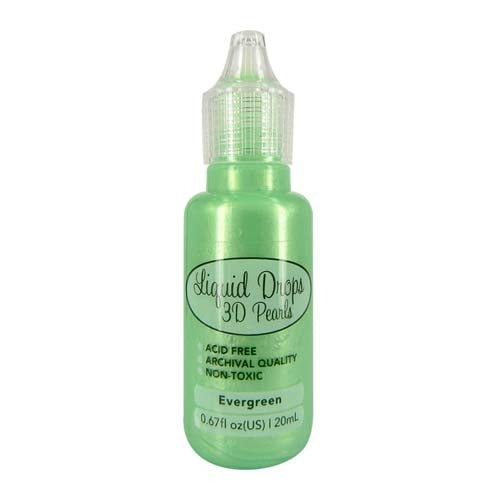 Liquid Drops 3D Pearls, Evergreen- 20ml