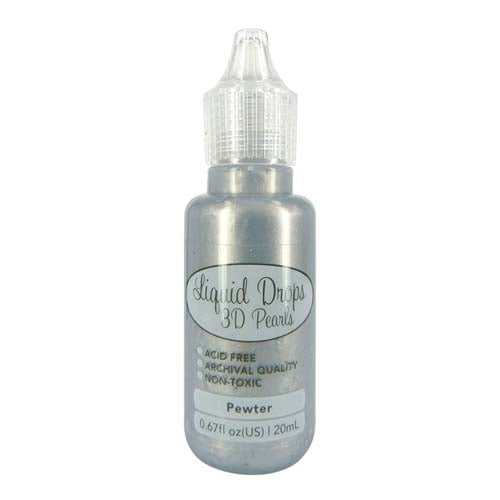 Liquid Drops 3D Pearls, Pewter- 20ml