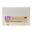 Couture Creations Card Plus Envelope Set, White- A7