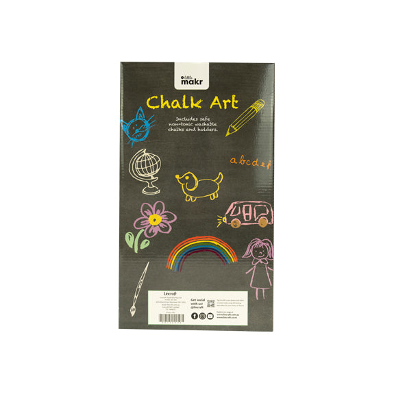 Little Makr Chalk Rake with 3 Jumbo Sidewalk Chalks