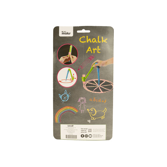 Little Makr Chalk Protractor with 2 Jumbo Chalks