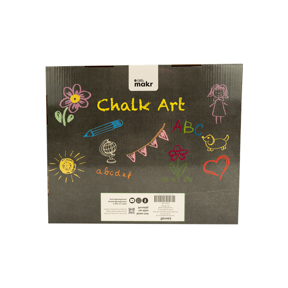 Little Makr Triple Chalk Art Sidewalk Chalk Combo Set