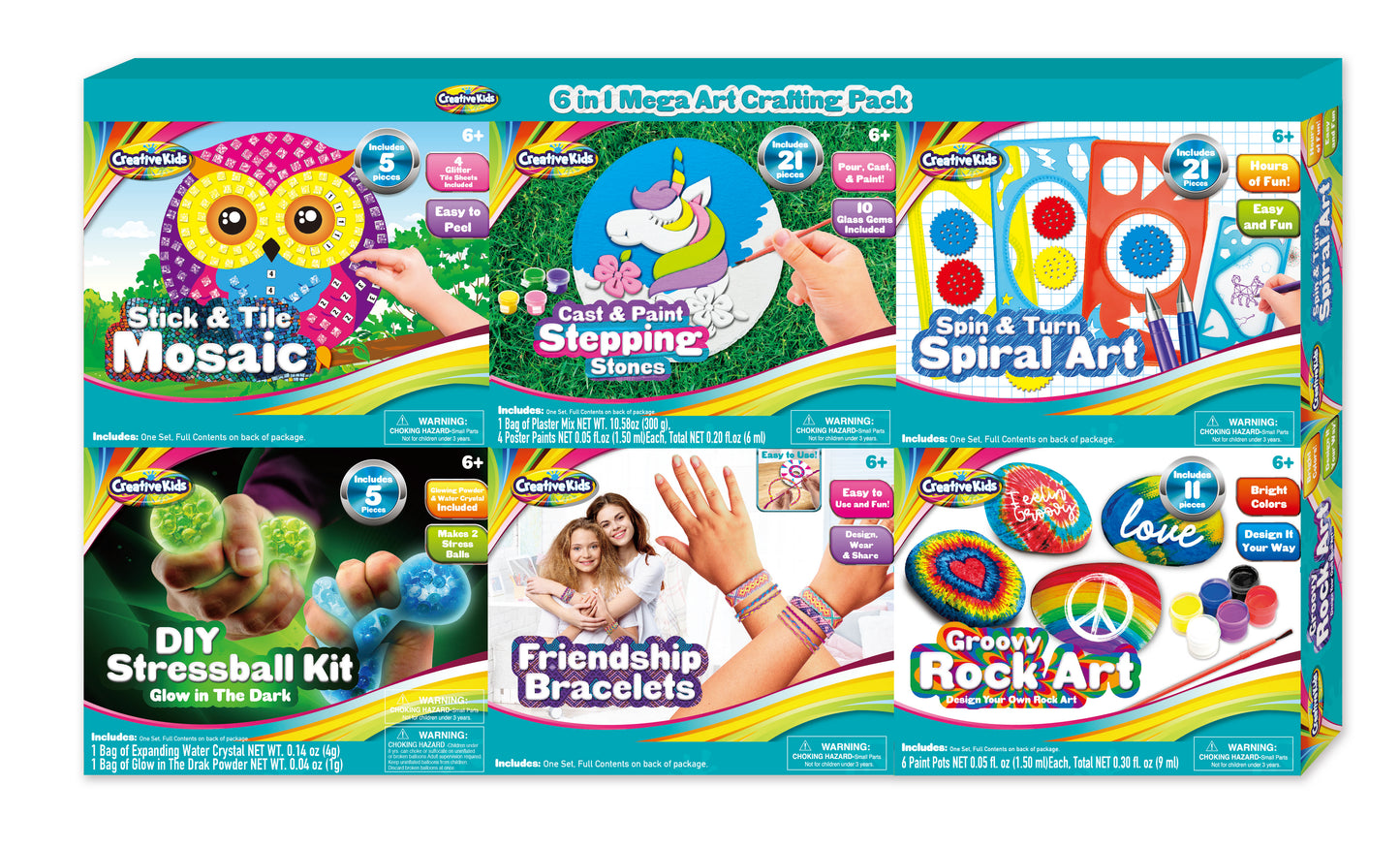 Creative Kids 6-in-1 Mega Activity Kit