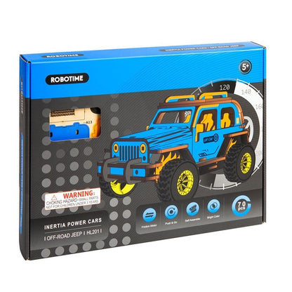 Robotime DIY Kit, 3D Off Road Jeep- 70pc