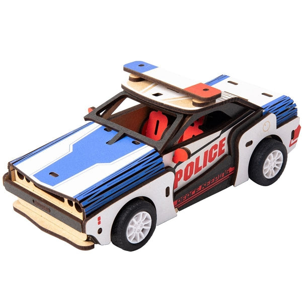 Robotime DIY Kit, 3D Police Car- 51pc