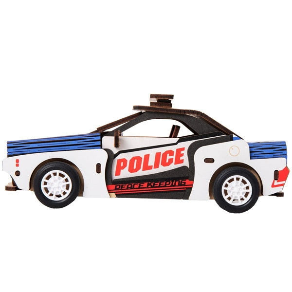 Robotime DIY Kit, 3D Police Car- 51pc