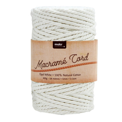 Makr Classic Macrame, Opal  White- 400g