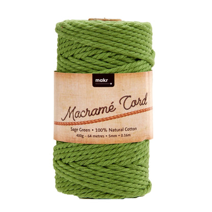 Makr Classic Macrame, Sage Green- 400g