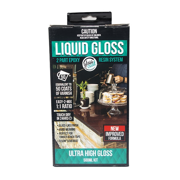 Craftsmart Glass Coat Liquid Gloss, 500ml