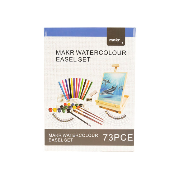 Makr Watercolour Easel Set- 73pc