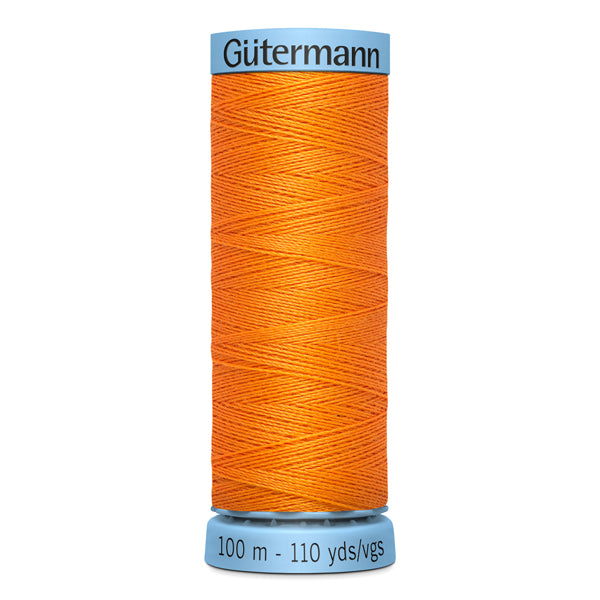 Gutermann Silk Thread, Orange 350 - 100m