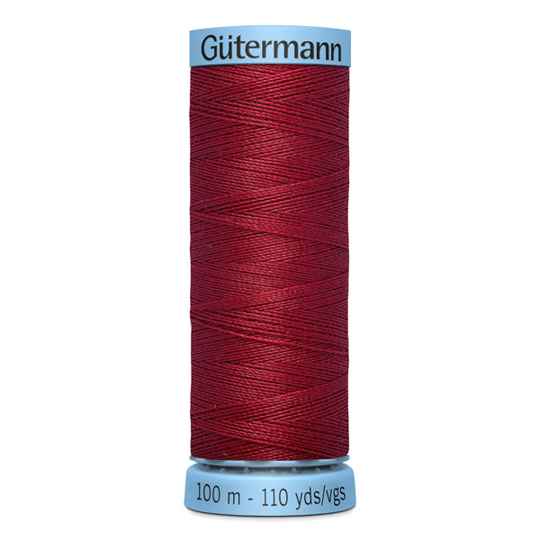 Gutermann Silk Thread, Red 367 - 100m