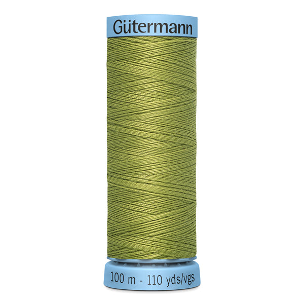 Gutermann Silk Thread, Green 582 - 100m