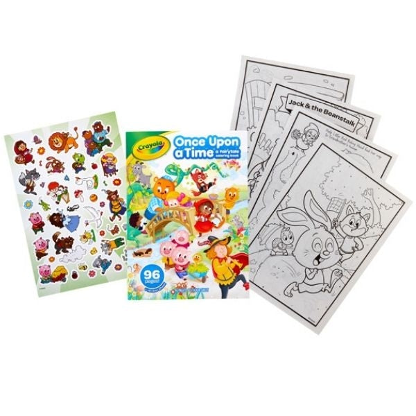 Crayola Coloring Book, Once Upon a Time- 96pg