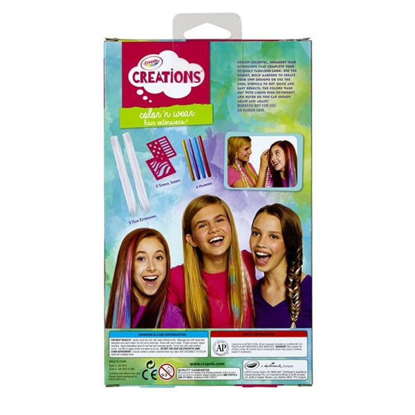 Crayola Color N Wear Hair Extensions Kit