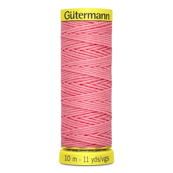 Gutermann Shirring Elastic Thread, Pink 2747 - 10m