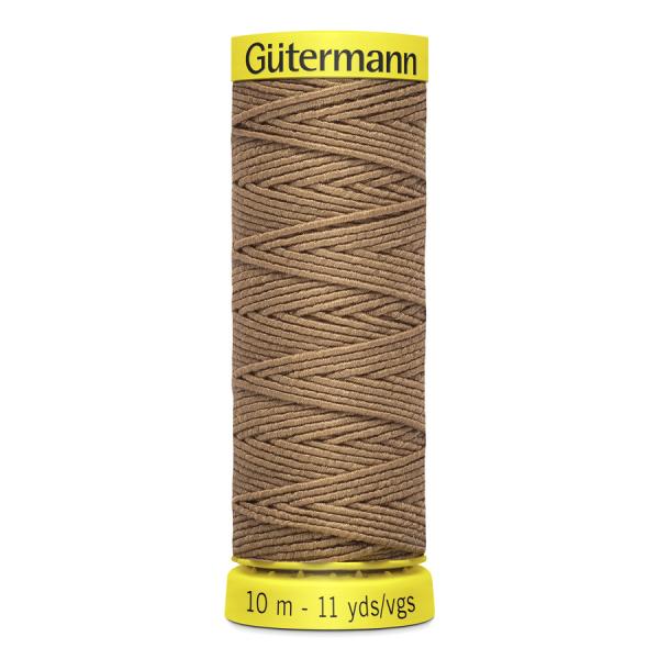 Gutermann Shirring Elastic Thread, Brown 4002- 10m