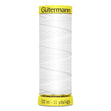 Gutermann Shirring Elastic Thread, White 5019 - 10m