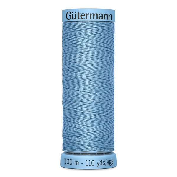 Gutermann Silk Thread, Blue 143 - 100m