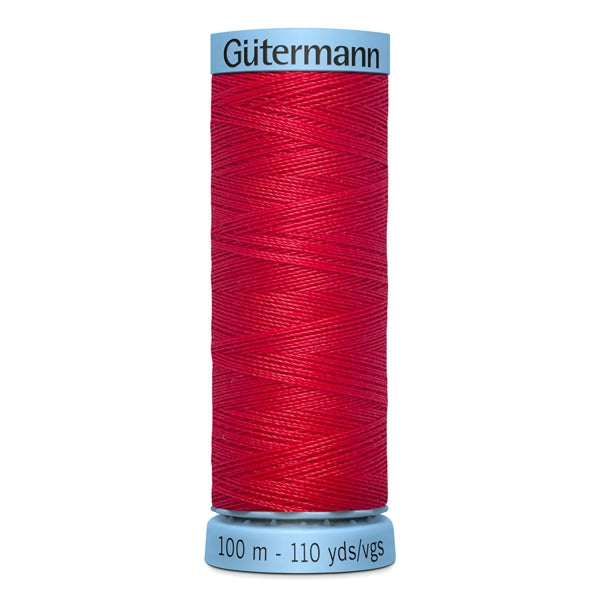 Gutermann Silk Thread, Red 156 - 100m