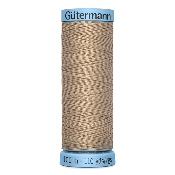 Gutermann Silk Thread, Brown 215 - 100m