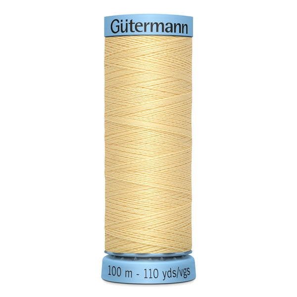 Gutermann Silk Thread, Yellow 325 - 100m