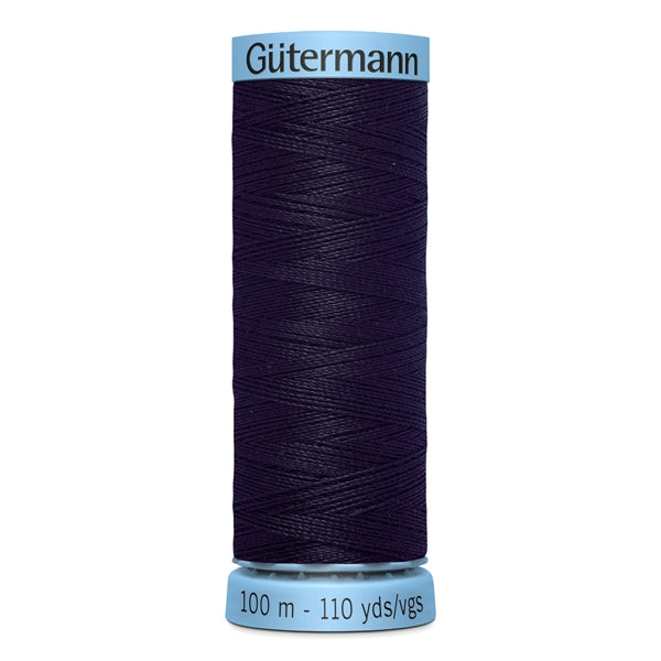 Gutermann Silk Thread, Blue 665 - 100m