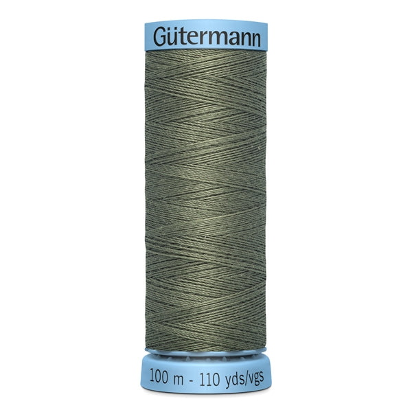 Gutermann Silk Thread, Green 824 - 100m